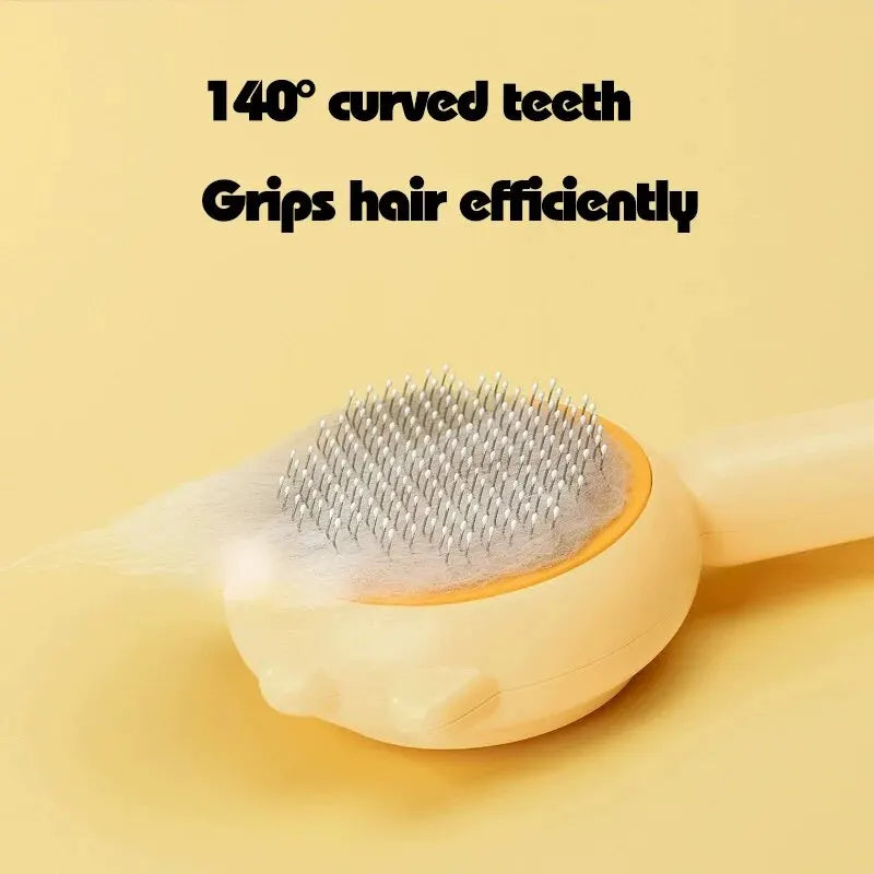 Pet Comb One-Key Hair Removal Cleaning Brush Magic Massage Grooming Needle Scratcher for Cat Dog Cleaning Care Supplies